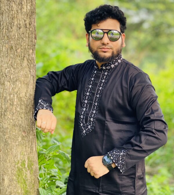 প্রিমিয়াম সুতি কাপড় কালো