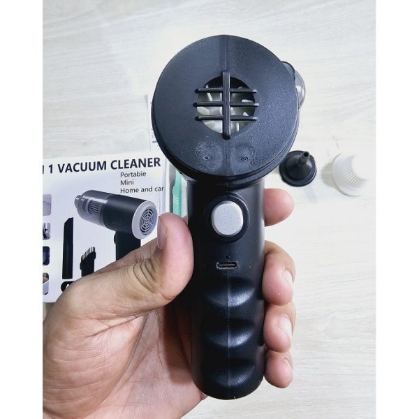 High Quality 3 in 1 Mini Car Rechargeable Vacuum Cleaner And Air Blower - AS-228 - Image 4