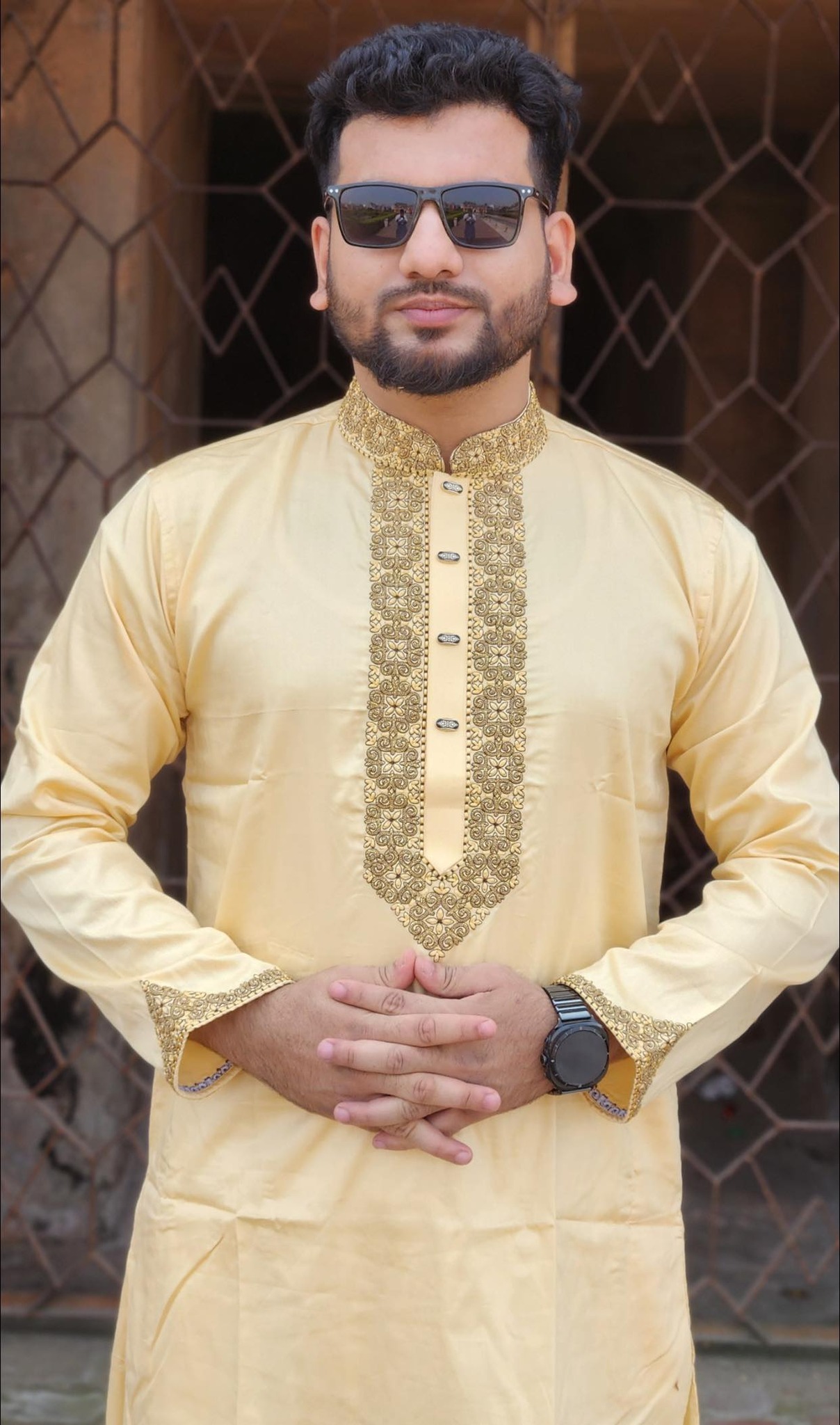 Premium Plain Shaton Cotton Panjabi